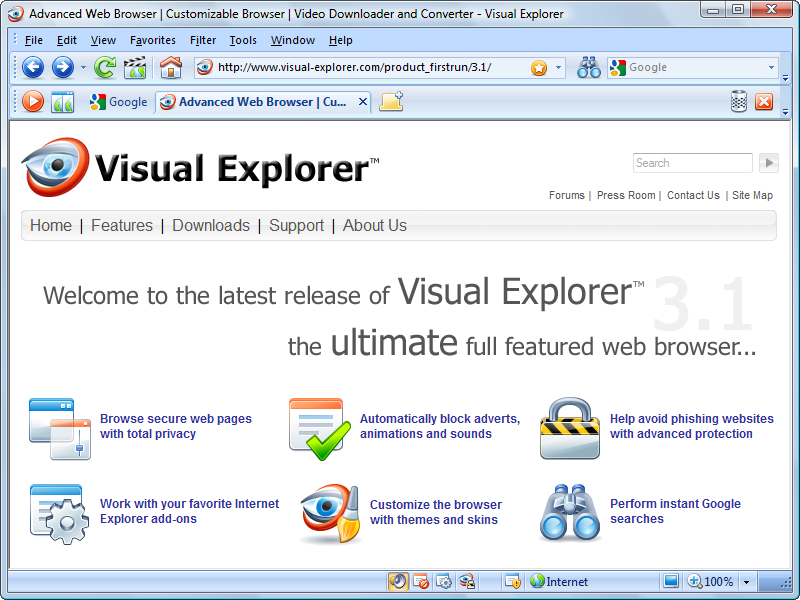 Click to view Visual Explorer 3.2 screenshot