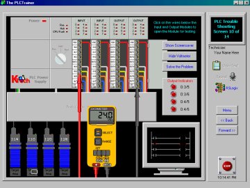Click to view PLC Training - RSlogix Simulator 4.32 screenshot