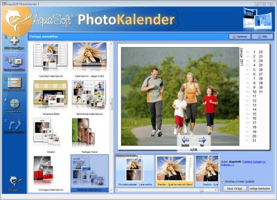Click to view AquaSoft PhotoKalender 3.6.02 screenshot