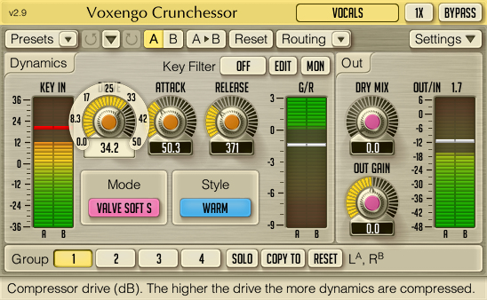Click to view Voxengo Crunchessor 2.9.2 screenshot