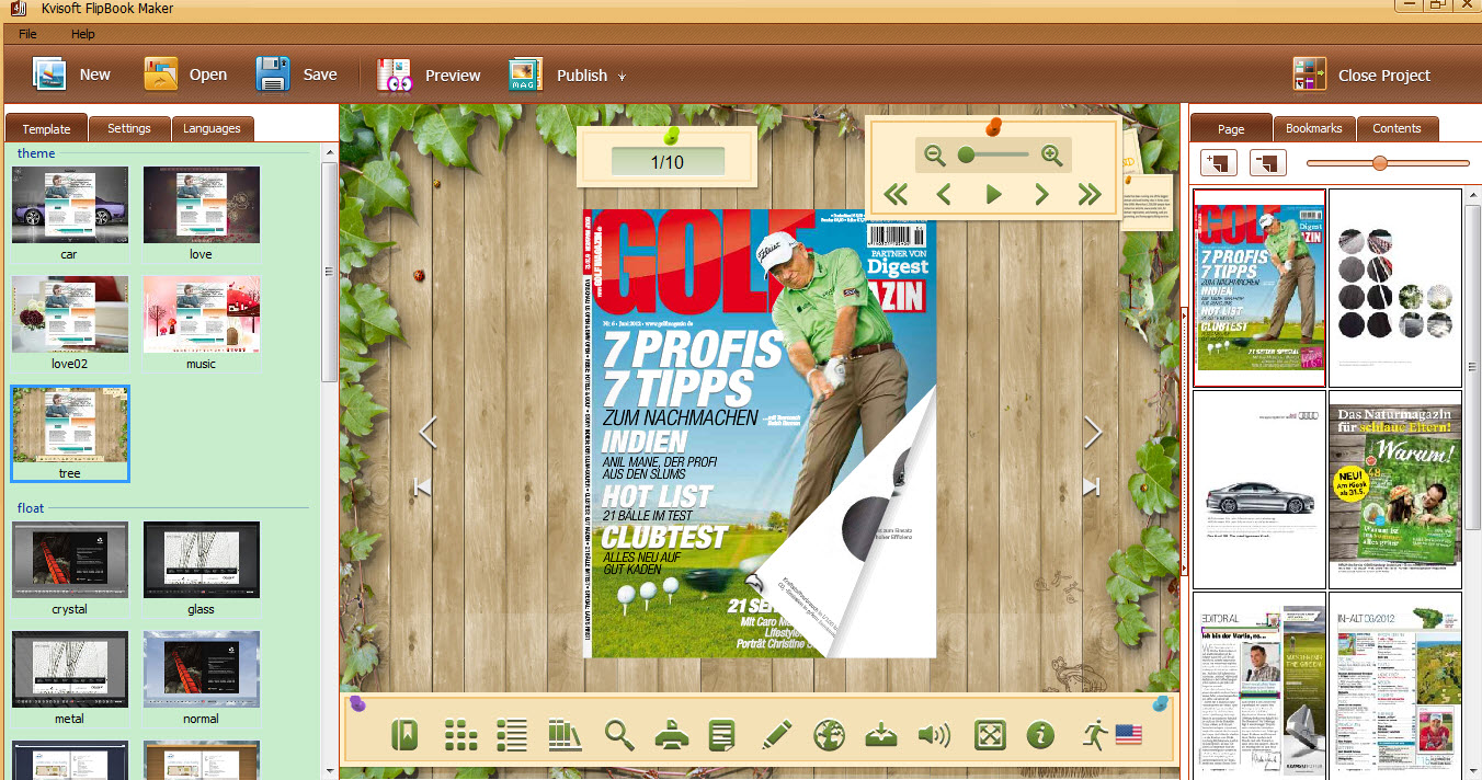 Click to view FlipBook Maker 4.0.0 screenshot