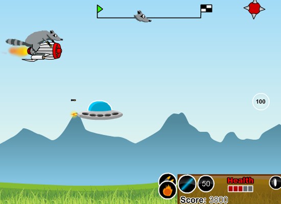 Click to view Flying Raccoon 1.0 screenshot