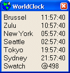 Click to view WorldClock 3.1.26 screenshot