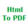 Click to view Html To PDF Printer 3.0.2013.612 screenshot