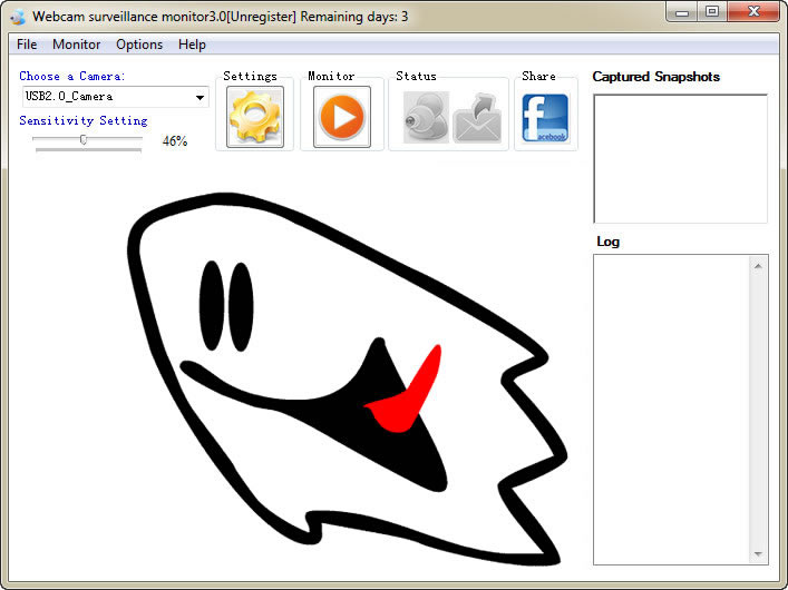 Click to view Webcam Surveillance Monitor 2.5 screenshot