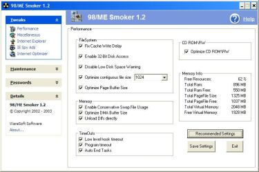 Click to view 98/ME Smoker 1.2 screenshot