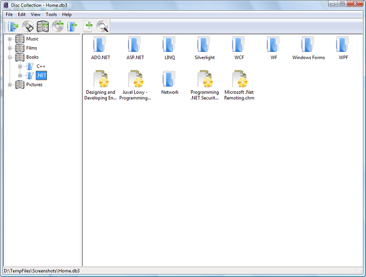 Click to view Disc Collection 2.7 screenshot