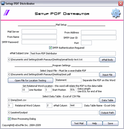 Click to view PDF Distributor 2.0 screenshot