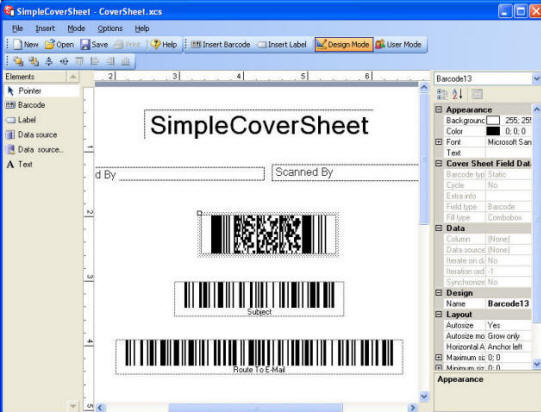 Click to view SimpleCoversheet 3.3 screenshot