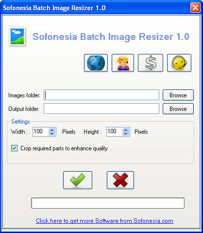 Click to view Sofonesia Batch Image Resizer 1.0 screenshot