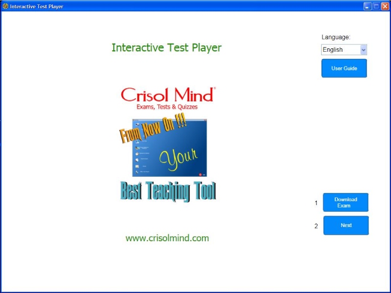 Click to view Crisol Mind Test Player 2010 screenshot
