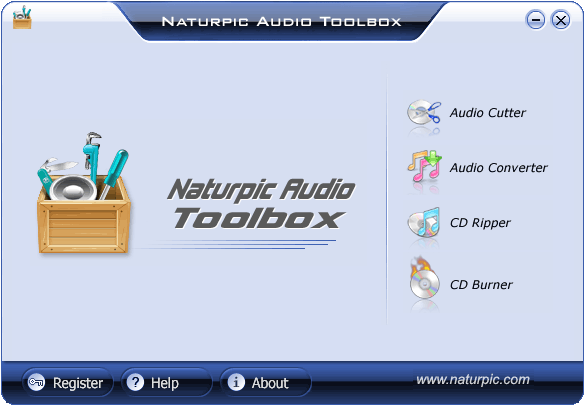 Click to view Naturpic Audio Toolbox 1.20 screenshot
