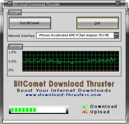 Click to view BitComet Download Thruster 3.6.0 screenshot