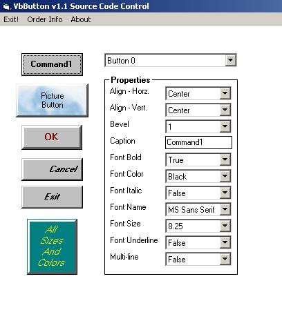 Click to view VB Source Code Controls 2.0 screenshot