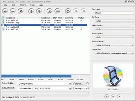 Click to view AVI DivX to DVD SVCD VCD Converter 5.4.0311 screenshot