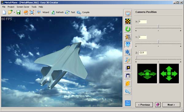 Click to view Easy 3D Creator 3.0 Freeware screenshot