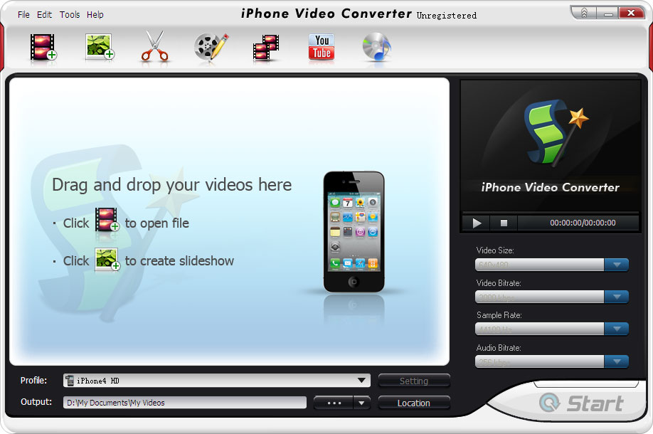 Click to view BlazeVideo iPhone Video Converter 4.0.0.0 screenshot