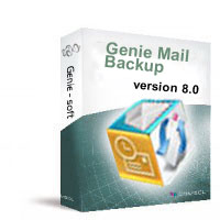 Click to view Genie Mail Backup 8.0 screenshot