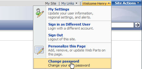 Click to view SharePoint Password Change 2.3.723.2 screenshot