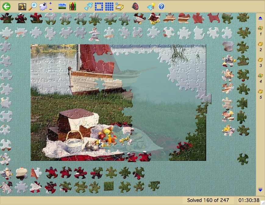 Click to view Jigsaws Galore Free Edition 7 screenshot