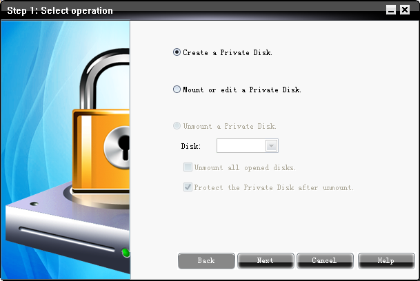 Click to view GiliSoft Private Disk 6.3.6 screenshot