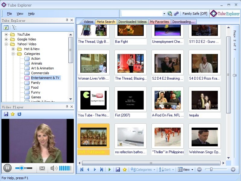 Click to view Tube Explorer 3.1.0 screenshot