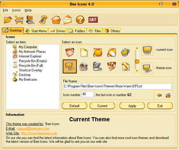 Click to view Bee Icons 4.0.3 screenshot