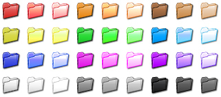 Click to view Folder Color Icon Set 1.0 screenshot