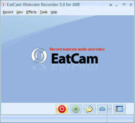 Click to view EatCam Webcam Recorder for AIM 5.0 screenshot