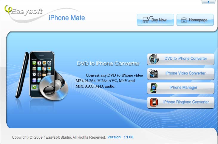 Click to view 4Easysoft iPhone Mate 4.2.26 screenshot