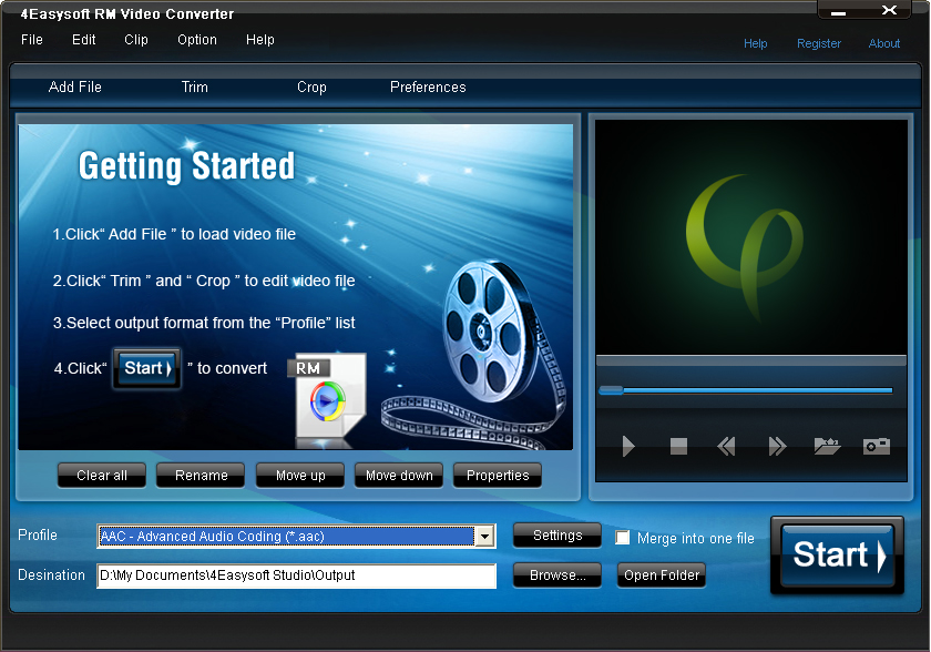Click to view 4Easysoft RM Video Converter 3.1.12 screenshot