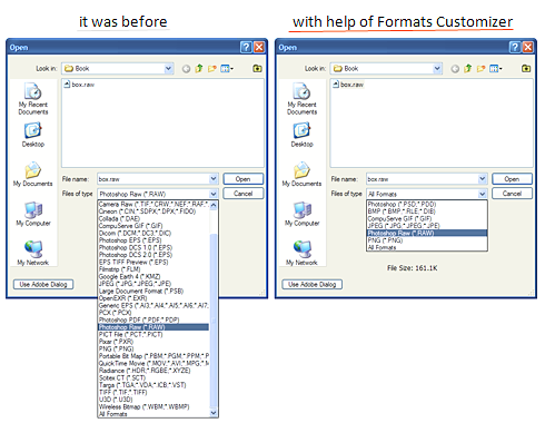 Click to view Formats Customizer 5.4 screenshot