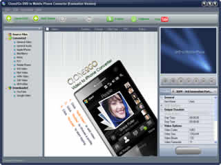 Click to view Clone2Go DVD to Mobile Phone Converter 2.5.0 screenshot