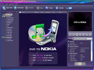 Click to view Clone2Go DVD to Nokia Converter 2.5.0 screenshot