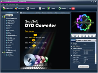 Click to view Socusoft DVD Converter Professional 4.8.0 screenshot