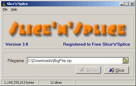 Click to view Slice'n'Splice 3.0 screenshot