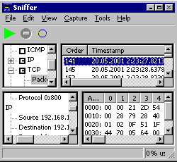 Click to view Wireless Snif 4.170 screenshot