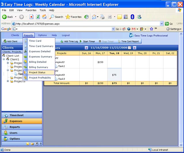 Click to view Easy Time Logs Pro 6.5.84.27 screenshot