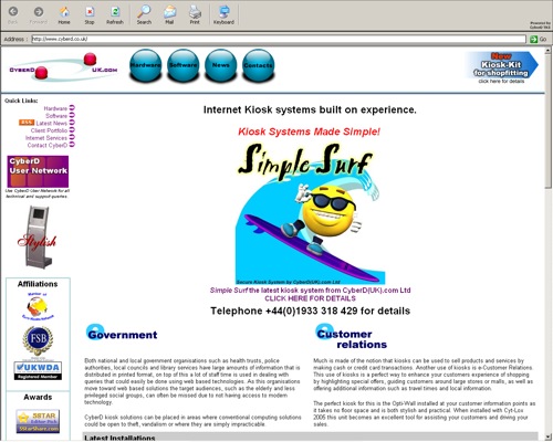 Click to view SimpleSurf 2.0 screenshot