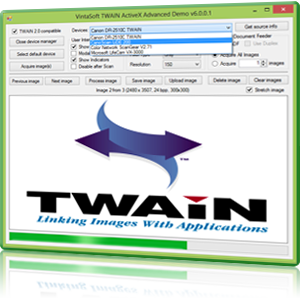 Click to view VintaSoftTwain ActiveX Control 5.2 screenshot