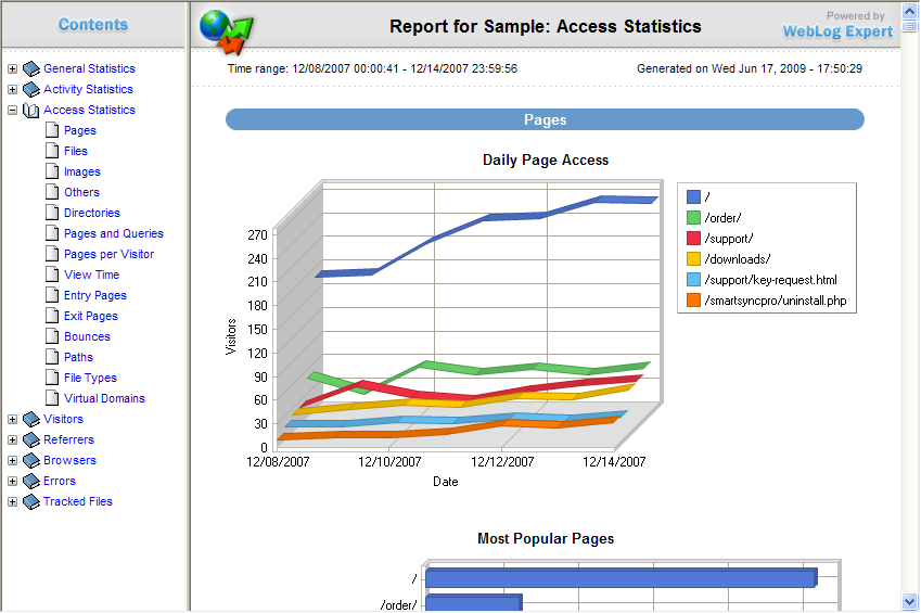 Click to view Log Analyzer Expert 6.1 screenshot
