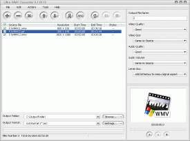 Click to view Ultra WMV Converter 6.4.0311 screenshot