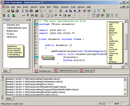 Click to view Code Chameleon 2.1 screenshot