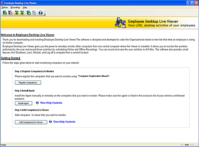 Click to view Employee Monitoring Software 11.02.01 screenshot