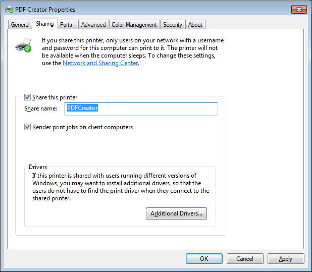 Click to view PDF Server for Windows 2008 7.00 screenshot
