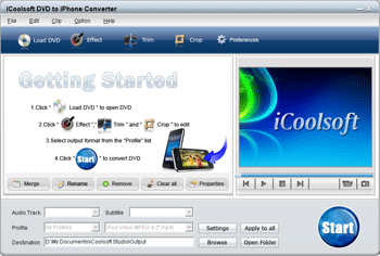 Click to view iCoolsoft iPhone Software Pack 3.1.10 screenshot