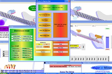 Click to view Guitar Learning Software 2.0 screenshot