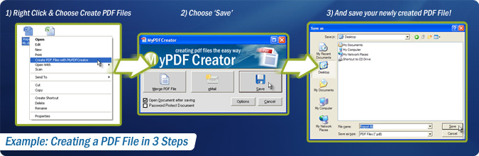 Click to view MyPDFCreator 2.1.1 screenshot