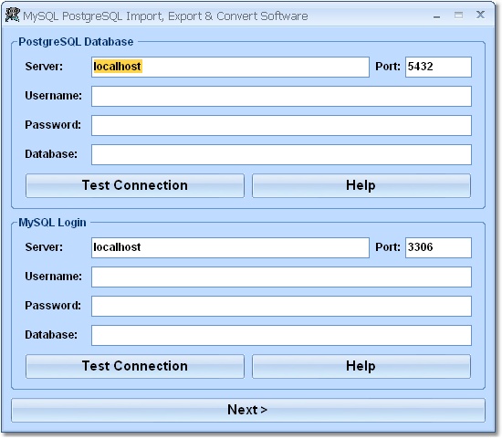 Click to view MySQL PostgreSQL Import, ../36237/Export__amp.css; Convert Software 7.0 screenshot