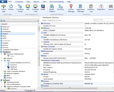 Click to view 10-Strike Network Inventory Explorer 5.52 screenshot
